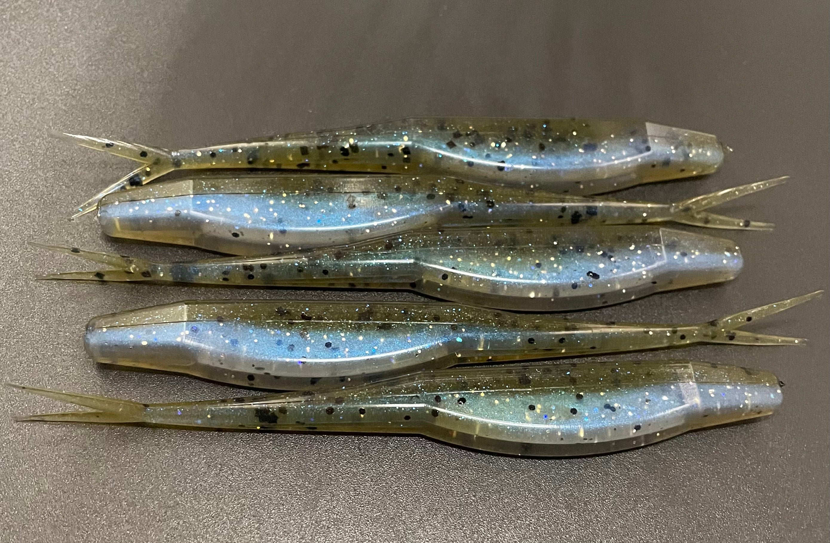 best lures for fluke fishing 5" Flukes – Nicknak's Custom Baits