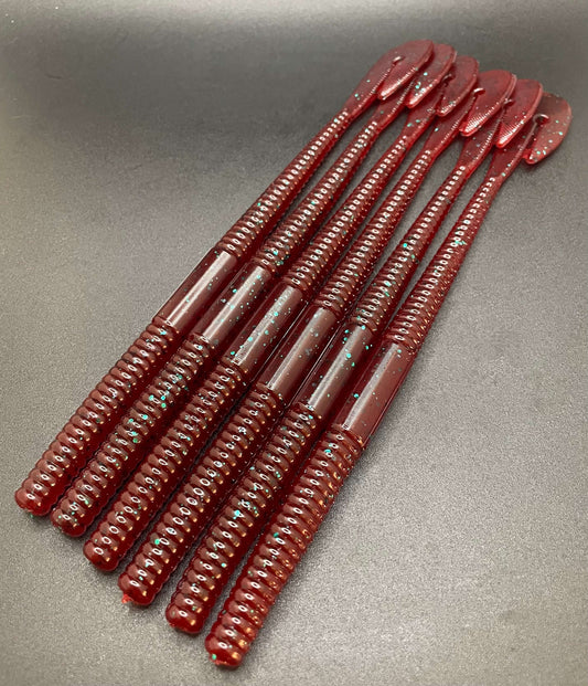 8" Speed Worm - Red Bug